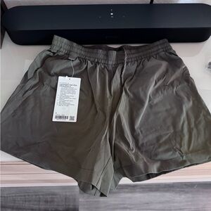 lululemon athletica Olive Green Athletic hiking shorts